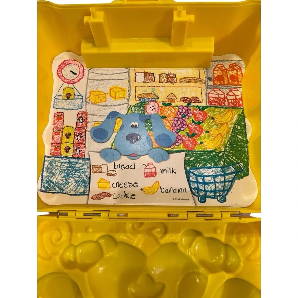 Vintage Blues Clues Lunchbox Nickelodeon 1999 Viacom Jakks Collectible‎ Rare